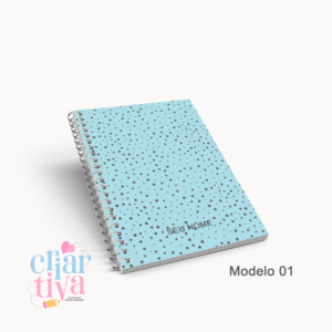 Coleção Colors - Caderno Capa dura - Happy Dots