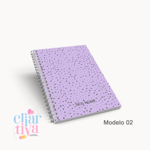 Coleção Colors - Caderno Capa dura - Happy Dots