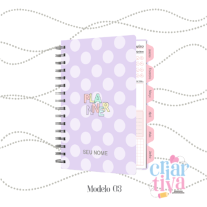 Coleção Colors Polka  Planner 2023