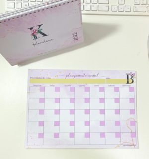 Kit - Calendário e Planejador mensal